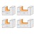 CMT Frez do korytek do Corianu R3,2 D25,4 I12,7 S12 mm