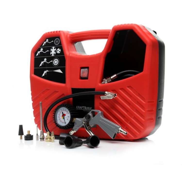 Kompresor bezolejowy 1100W 8 BAR KD429