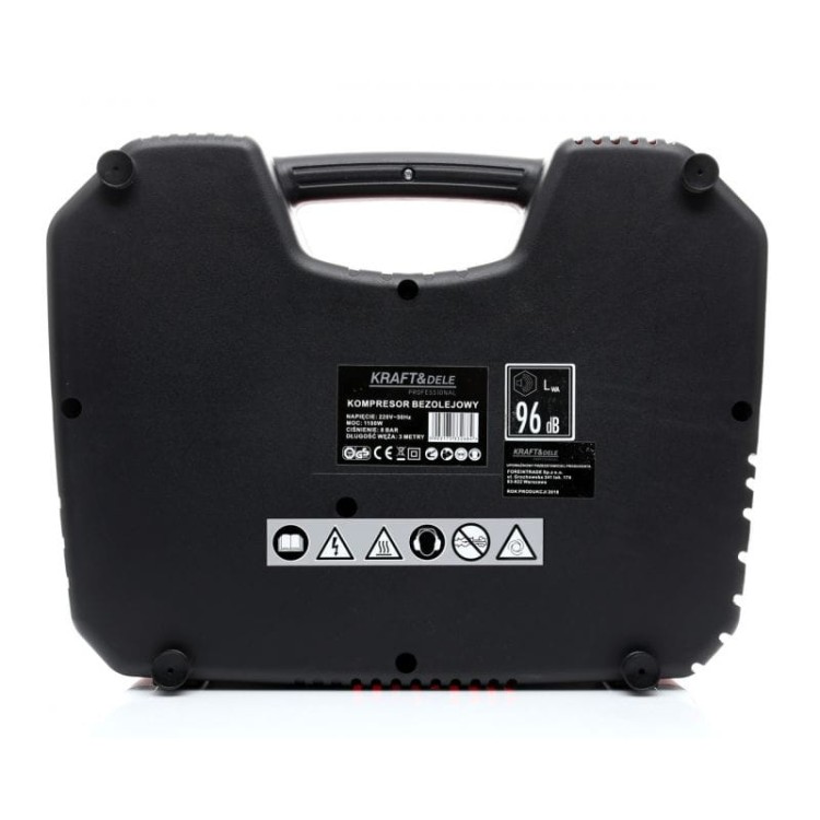 Kompresor bezolejowy 1100W 8 BAR KD429