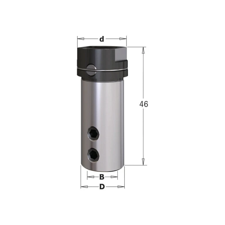 CMT Szybkozłączka do maszyn Weeke D17 B10 mm / S20 mm prawa-lewa