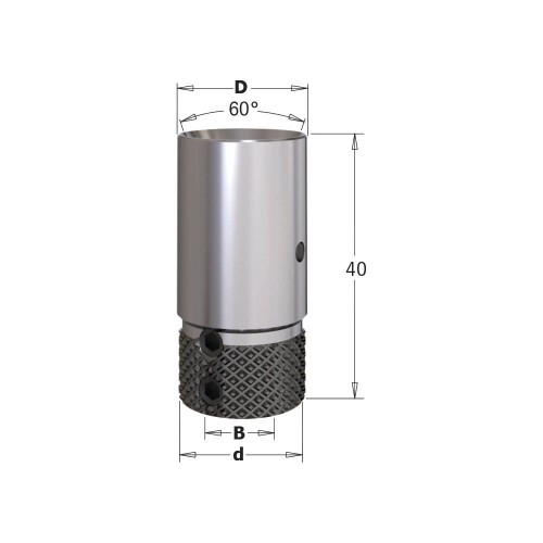 CMT Szybkozłączka do maszyn Felder, Maggi, Griggio D19,5 B10 mm / S20 mm prawa-lewa