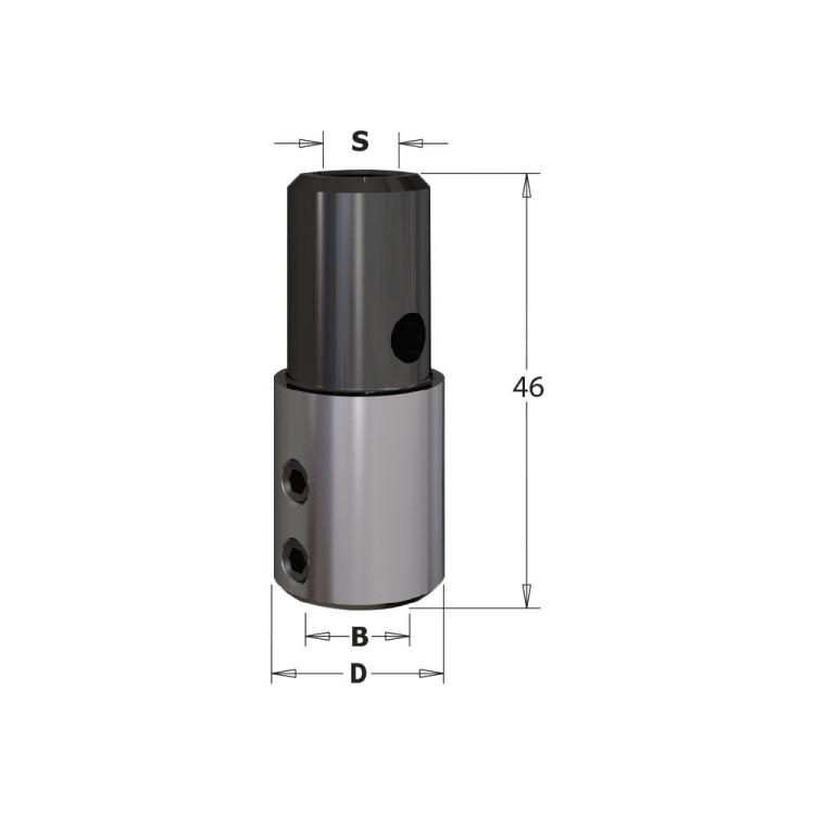 CMT Szybkozłączka do maszyn Scheer D19,5 B10 mm / M10 prawa