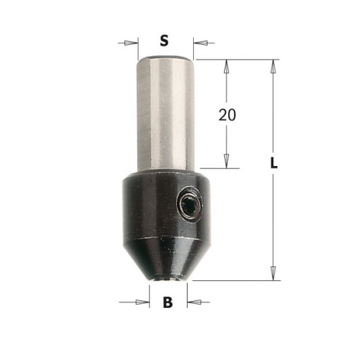 CMT Złączka uniwersalna do wierteł 3 mm / S10 mm
