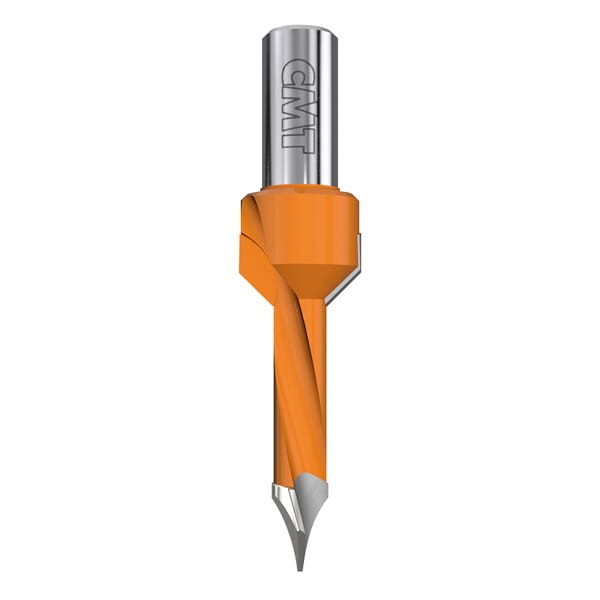 CMT Wiertło przelotowe z pogłębiaczem HM D5 I35 L70 S10 mm / lewe