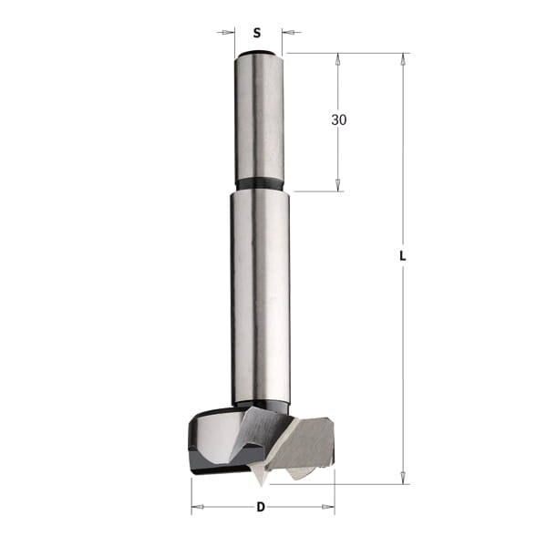 CMT Wiertło puszkowe D35 L90 S10 mm / standard SP / prawe