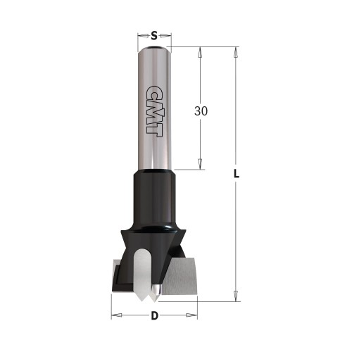 CMT Wiertło puszkowe D35 L60 S8 mm / standard HM / prawe