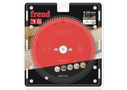 FR23W004T FREUD Piła HM DO DREWNA / SKLEJKI 250x30x80Z / CIĘCIE POPRZECZNE