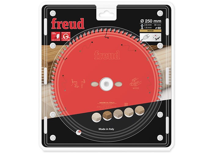 FR23W004T FREUD Piła HM DO DREWNA / SKLEJKI 250x30x80Z / CIĘCIE POPRZECZNE