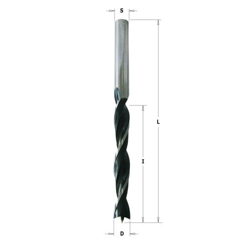 CMT Wiertło nieprzelotowe D11 I89 L142 S8 mm / SP / prawe