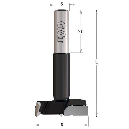 CMT Wiertło puszkowe D35 L70 S10 mm / X-treme HM / lewe