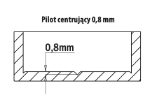 CMT Wiertło puszkowe D26 L70 S10 mm / X-treme HM / prawe