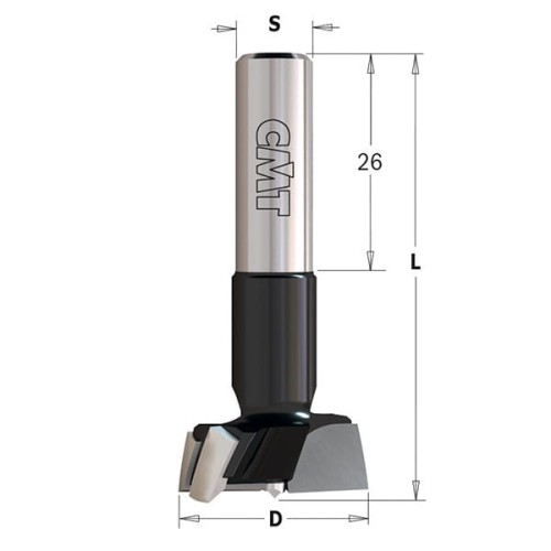 CMT Wiertło puszkowe D18 L57,5 S10 mm / X-treme HM / lewe