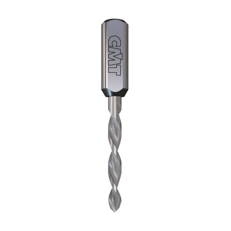 CMT Wiertło przelotowe D3 I27 L70 S10 mm / X-treme VHM / prawe