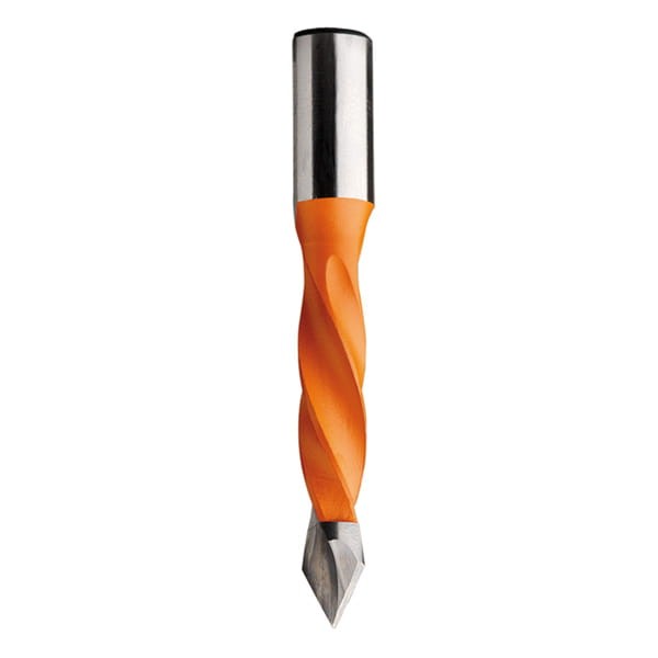 CMT Wiertło przelotowe D8 I40 L70 S10 mm / standard HM / lewe