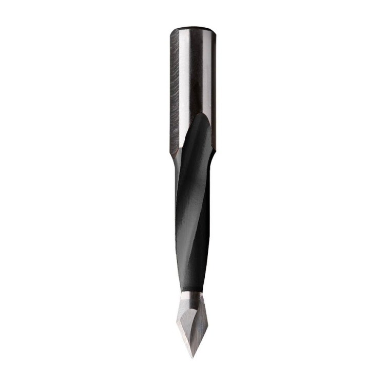 CMT Wiertło przelotowe D8 I35 L70 S10 mm / standard HM / prawe