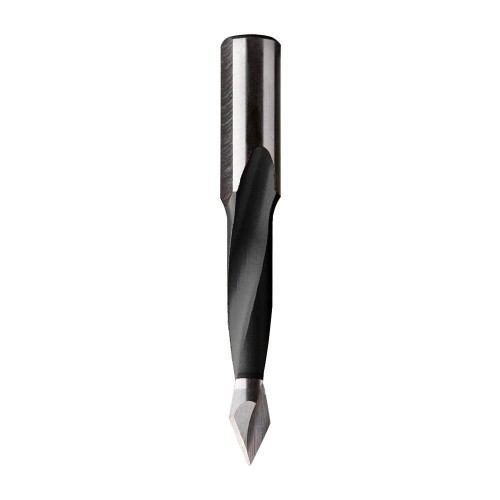 CMT Wiertło przelotowe D6,35 l35 L70 S10 mm / standard HM / prawe