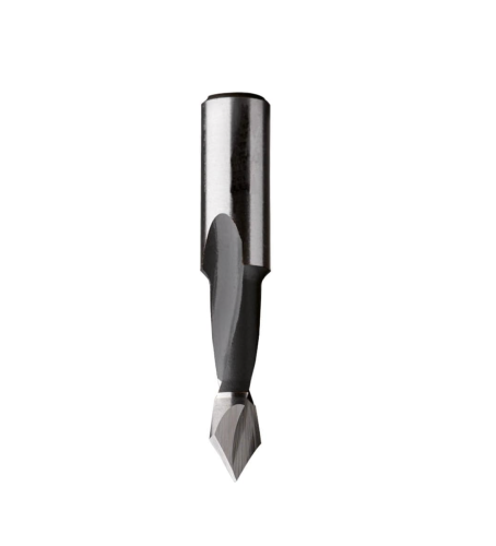 CMT Wiertło przelotowe D8 I27 L57,5 S10 mm / standard HM / prawe