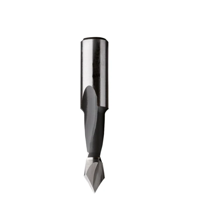 CMT Wiertło przelotowe D8 I27 L57,5 S10 mm / standard HM / prawe