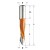 CMT Wiertło przelotowe D5 I30 L57,5 S10 mm / standard HM / lewe
