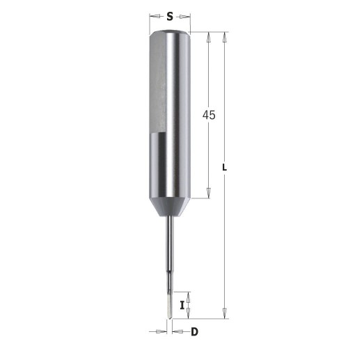 CMT Wiertło nieprzelotowe D1,3 I5 L70 S10 mm / X-treme VHM / prawe-lewe
