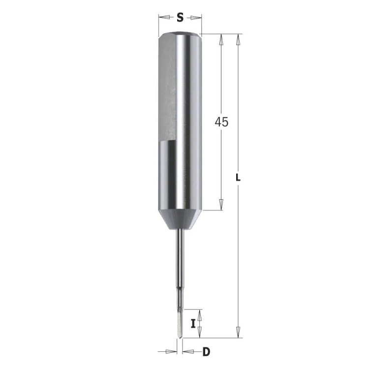 CMT Wiertło nieprzelotowe D1,3 I5 L70 S10 mm / X-treme VHM / prawe-lewe
